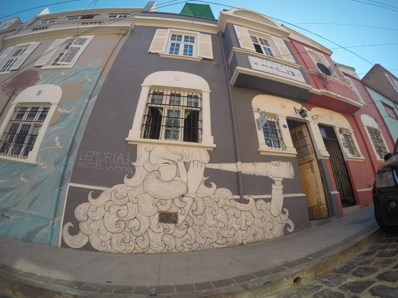 Lemuria Hostel Valparaíso Eksteriør bilde